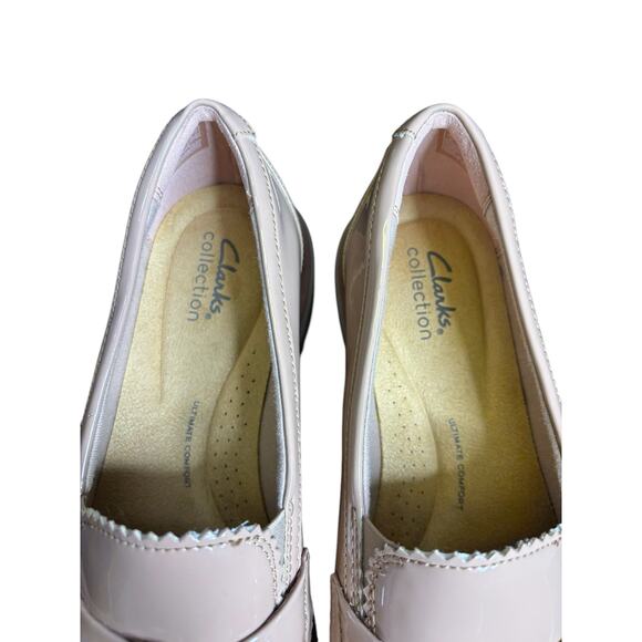 Clark’s Westlynn Bella Warm Beige Chunky Loafer Size  8.5 Preppy Trendy Classic - Picture 7 of 7